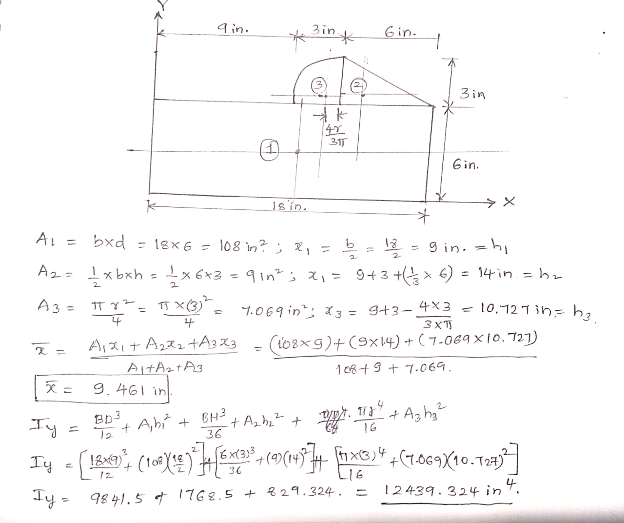 If m is the centroid of ghi hl 45