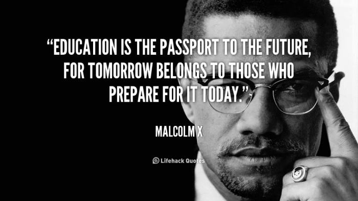 Literacy behind bars malcolm x