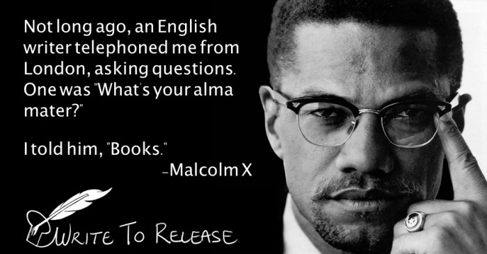 Literacy behind bars malcolm x